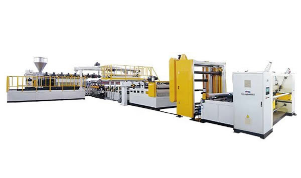 TPU casting composite production line