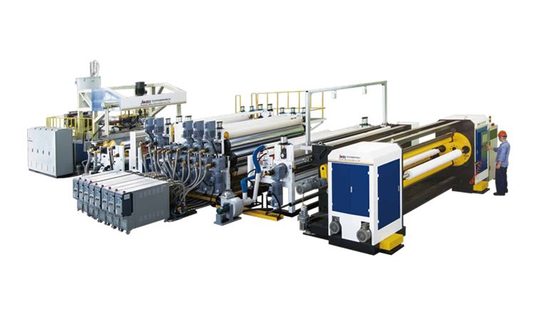 PE breathable film production line