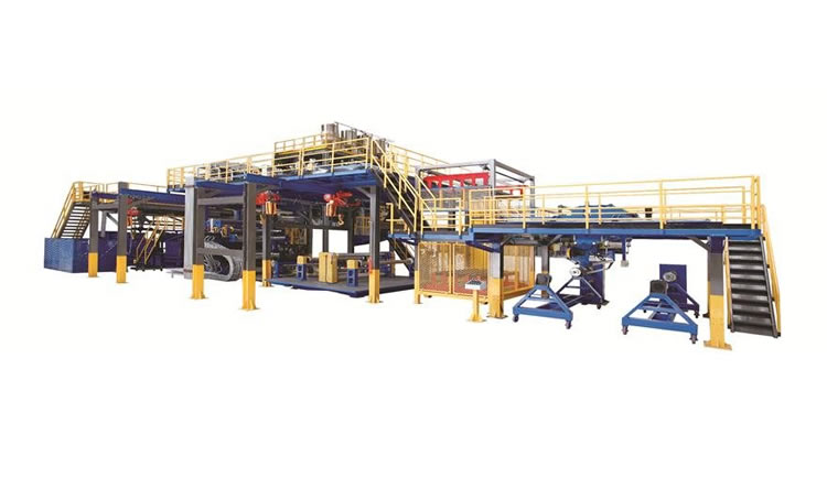 TPO waterproof coil extrusion line