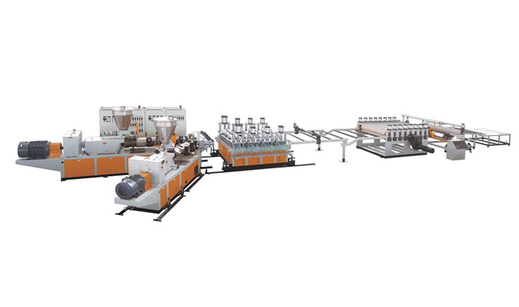 WPC flooring production line